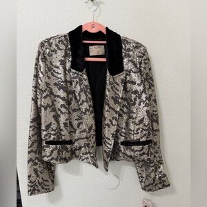 Free People Sequin blazer